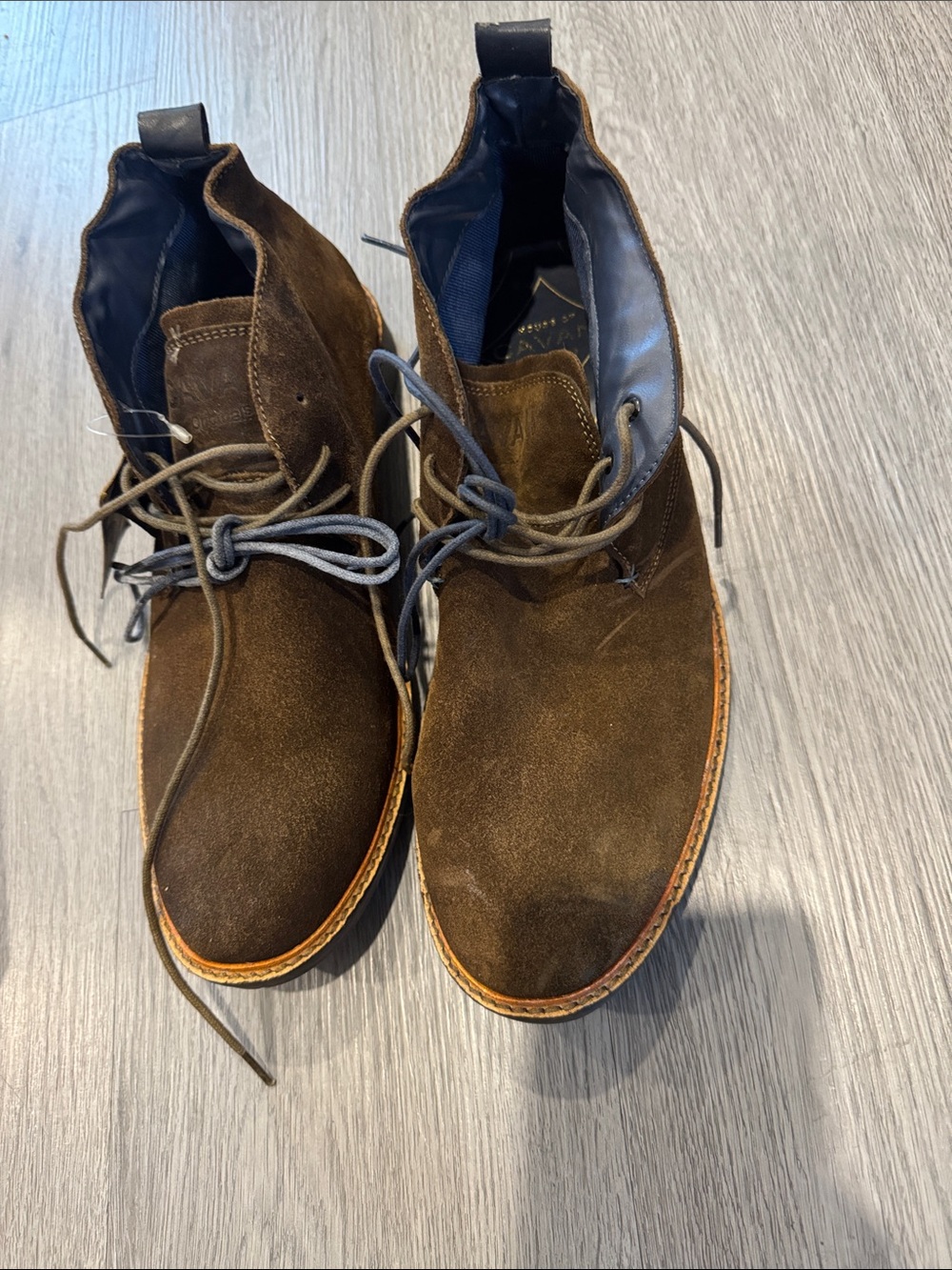 Men's Brown Suede Lace-Up Chukka Boots
